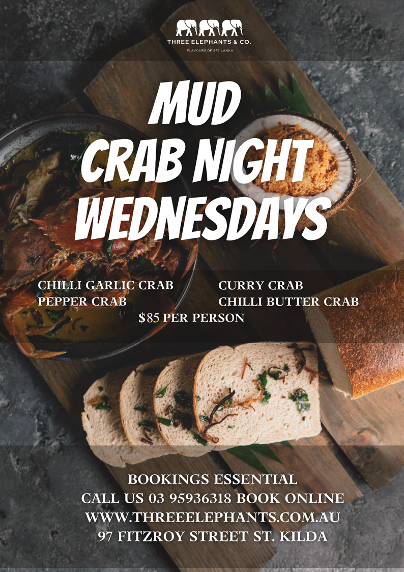 Mud Crab Night Wednesdays